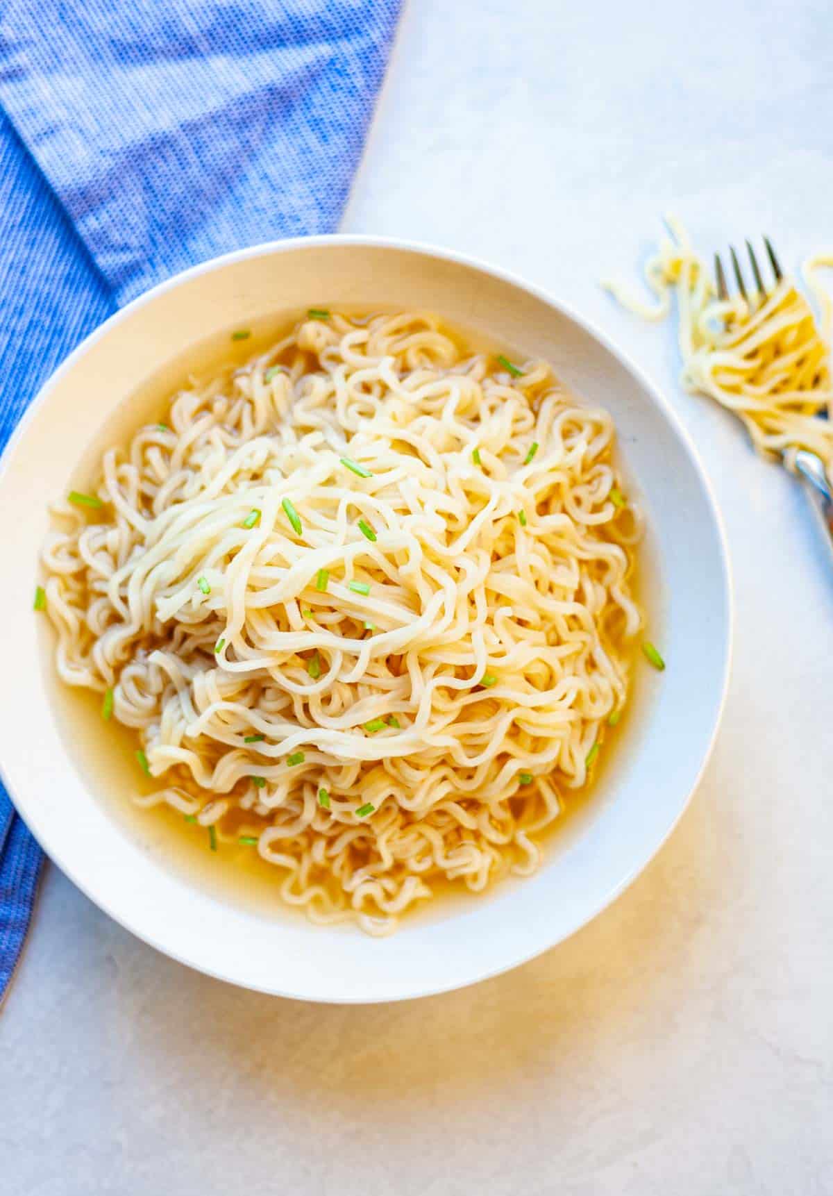 ramen noodles in a bowl