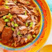 bowl of cooked pork adobo