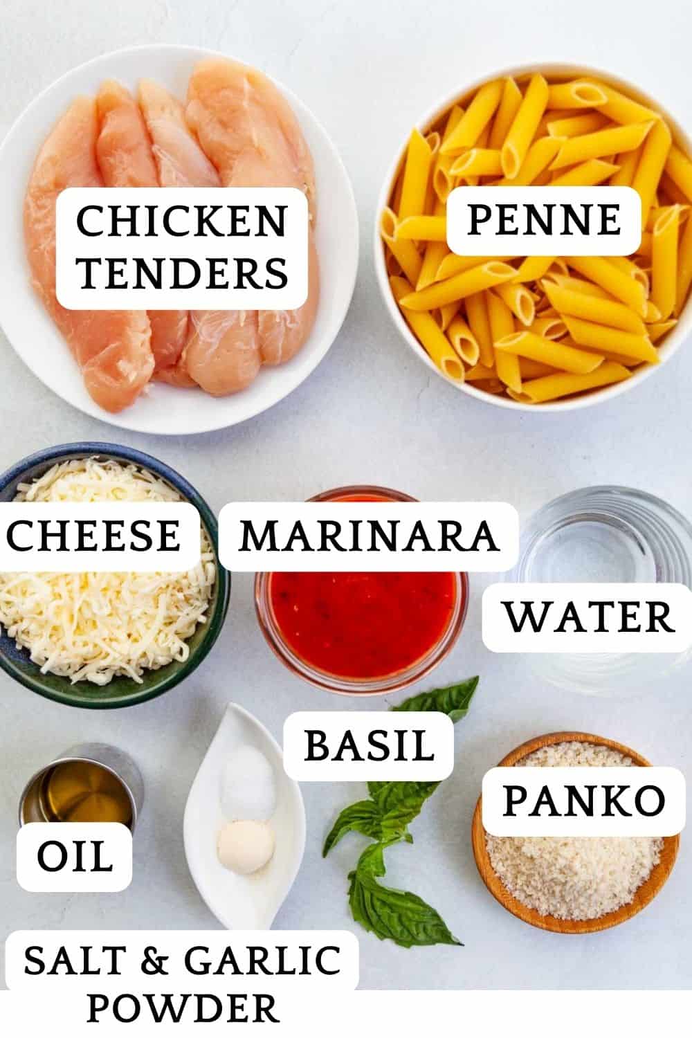 Instant pot chicken parmesan pasta ingredients