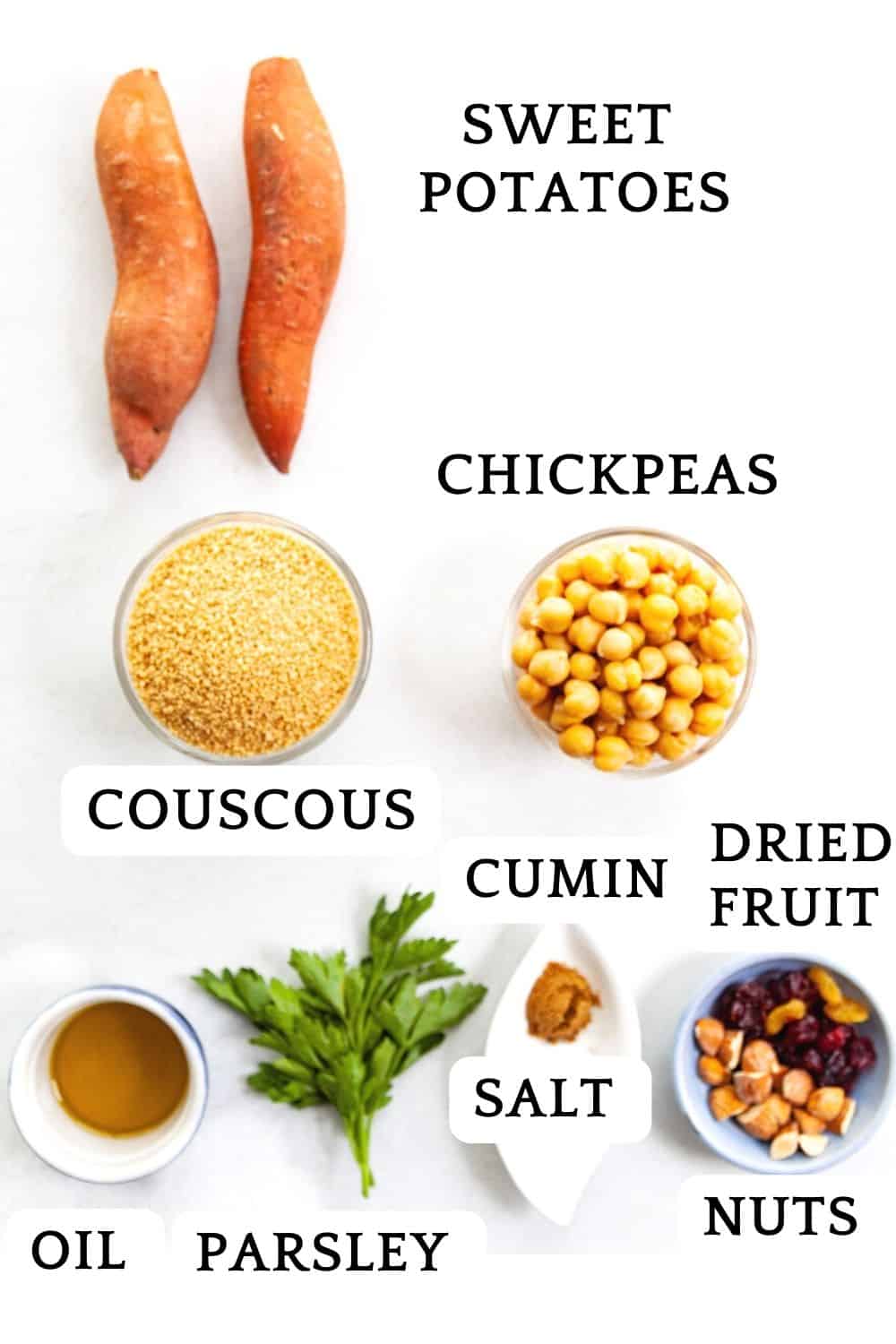 couscous sweet potato salad ingredients