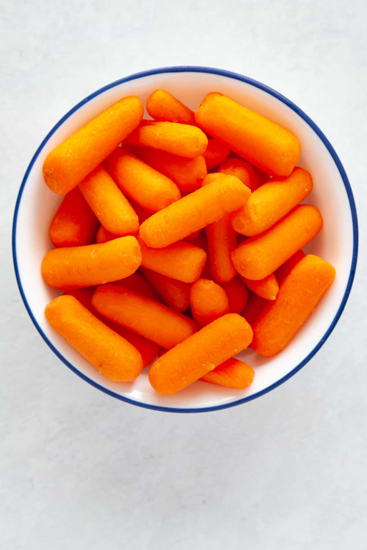 baby carrots in a bowl
