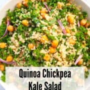 a bowl of quinoa salad